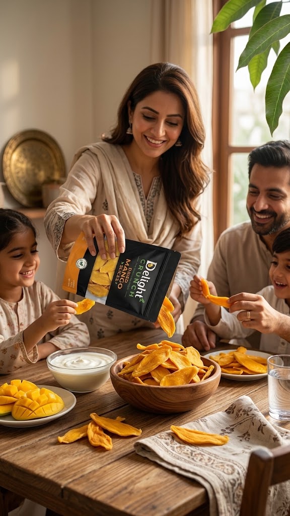 Delight Crunch Dried Mango 250g – Naturally Sweet Dried Fruit Snack
