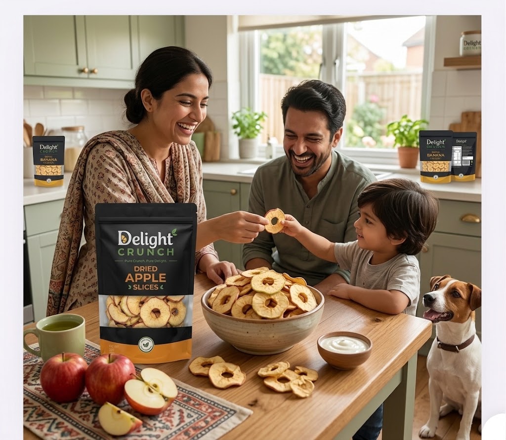 Delight Crunch Dried Apple 250g – Delicious Dried Fruit Snack